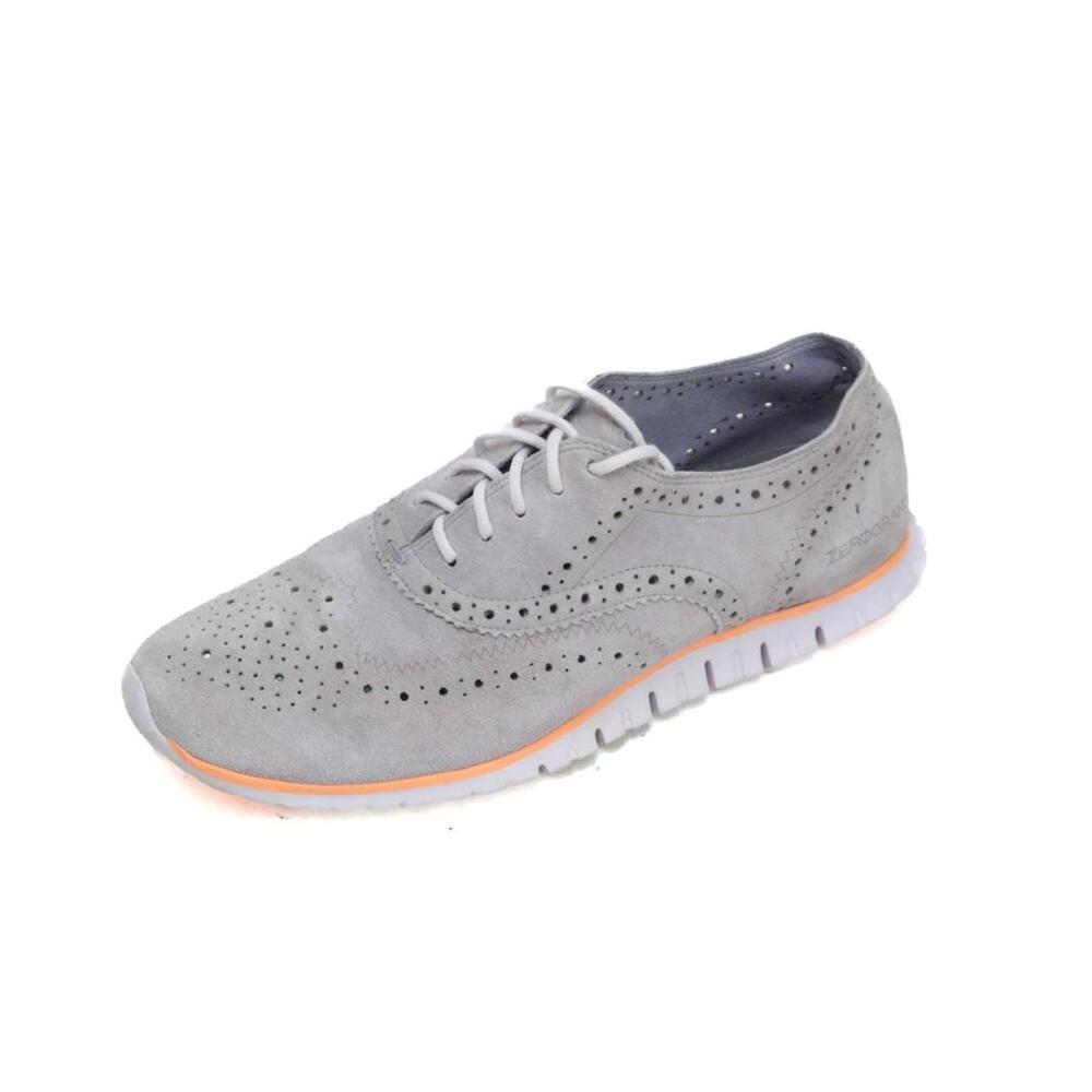 Cole haan zerogrand wingtip Oxford suede women's shoes 8.5 B